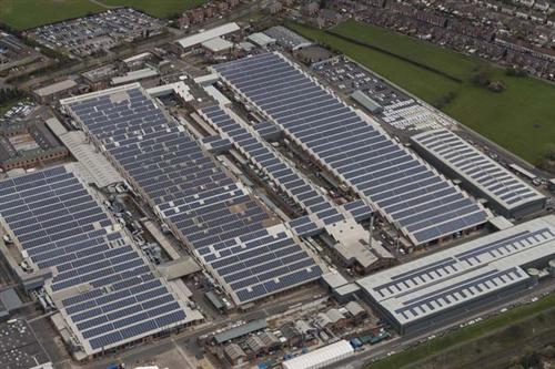 宾利克鲁工厂利用太阳能生产汽车