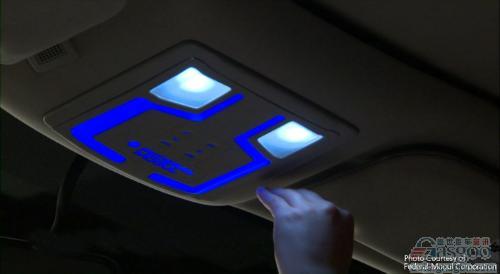 辉门研发出免触碰式感应内饰灯