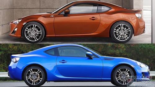 丰田GT86和斯巴鲁BRZ跑车在日本投产