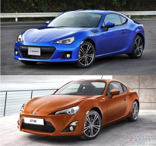 丰田GT86和斯巴鲁BRZ跑车在日本投产