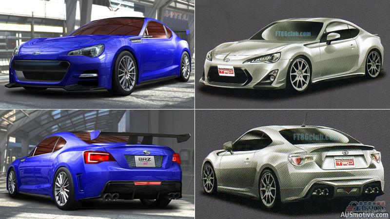 丰田GT86和斯巴鲁BRZ跑车在日本投产