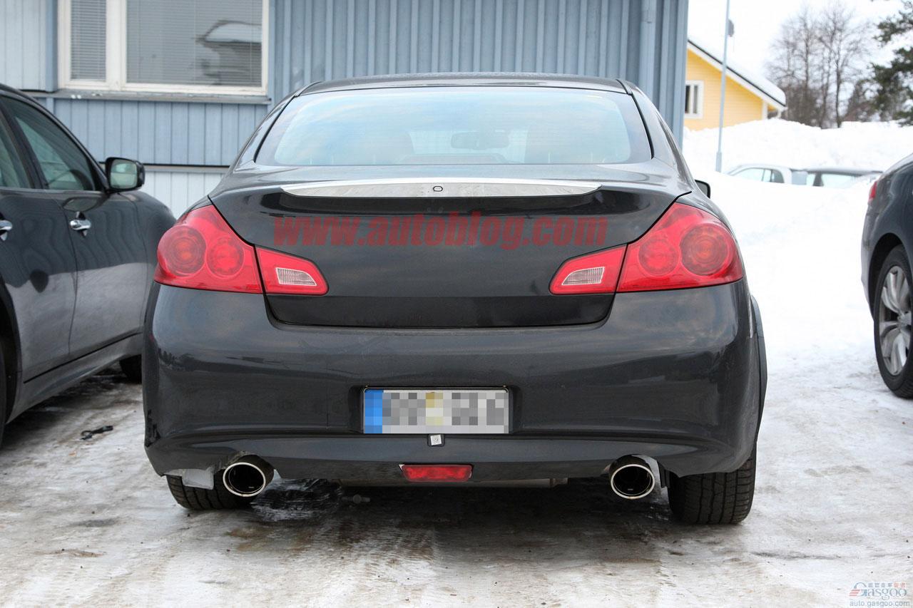 下一代英菲尼迪G测试样车现身瑞典