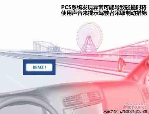 雷克萨斯RX配备丰田PCS系统