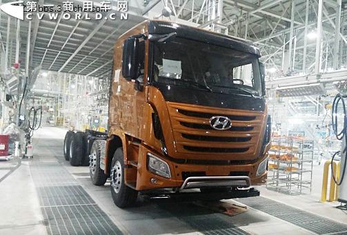 四川现代合资车型创虎驶下生产线