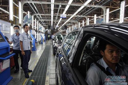 泰国上半年汽车产量下滑29% 销量骤跌四成