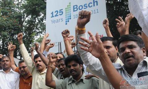 博世印度公司作出让步 上调罢工者薪资