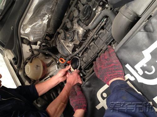 看途观车主现身说法养车无忧网的自助保养