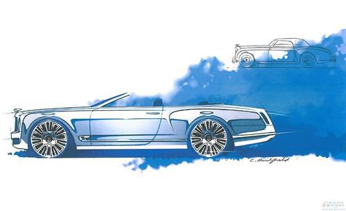 宾利慕尚敞篷概念车亮相