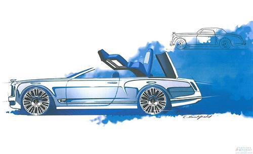 宾利慕尚敞篷概念车亮相