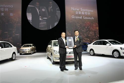 上海大众全新桑塔纳上市 售价8.49万元起