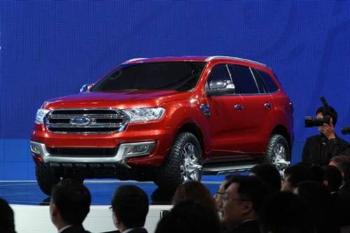 福特新Everest 亮相江铃展台 联手进军SUV市场