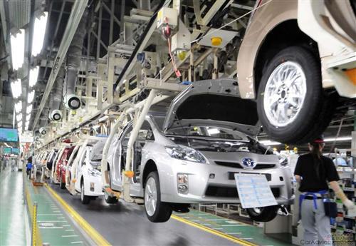 丰田4月份全球产量微跌0.2% 海外产量涨3.5%
