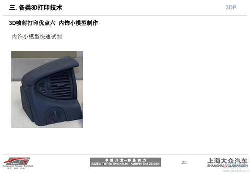 3D打印技术在汽车研发中的应用