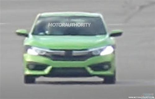 新一代本田思域Coupe无伪装谍照曝光 洛杉矶车展首发