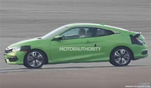 新一代本田思域Coupe无伪装谍照曝光 洛杉矶车展首发