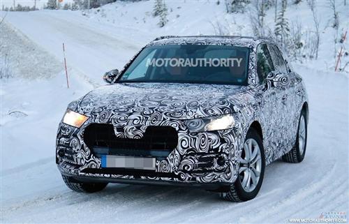 第二代奥迪Q5路试谍照曝光 明年投产对标奔驰GLC