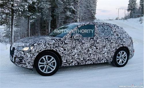 第二代奥迪Q5路试谍照曝光 明年投产对标奔驰GLC