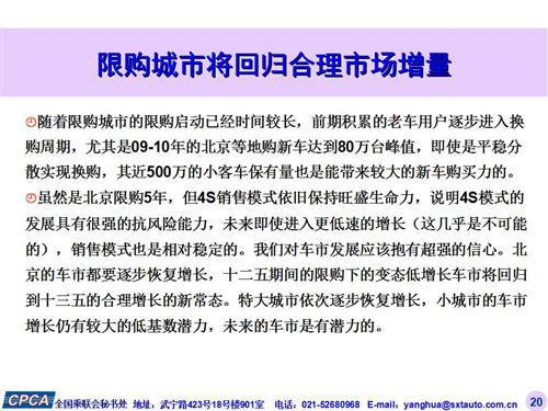 乘联会：2016年1月份乘用车市场现状及未来展望