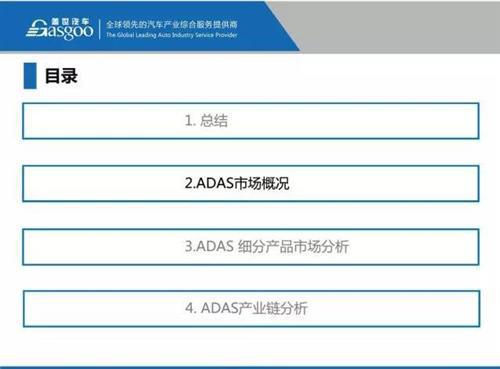 48张PPT看懂驾驶辅助系统（ADAS）市场现状 