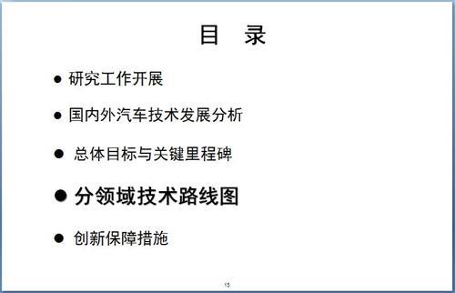 52张PPT解读节能与新能源汽车技术路线图