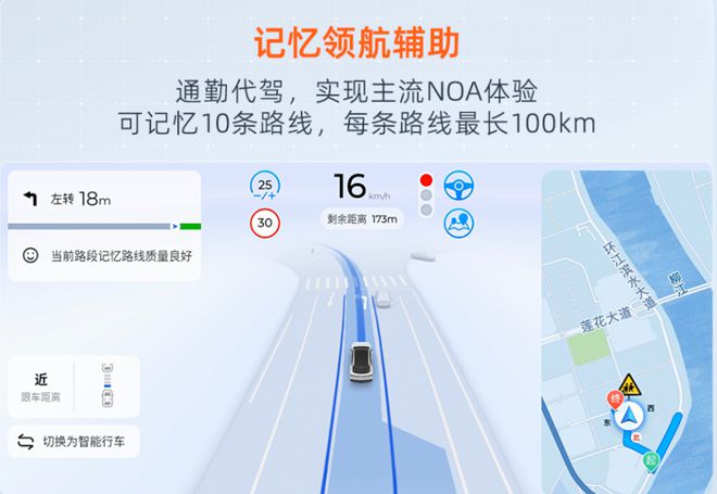 宝骏云海打造同级唯一无图城市记忆领航辅助