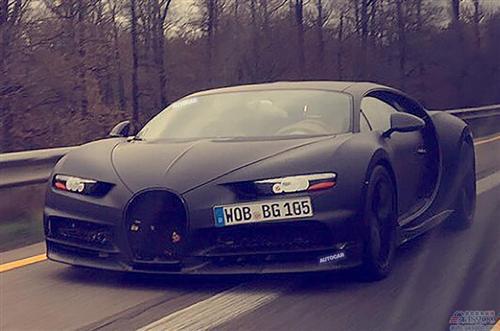 布加迪下一代车型Chiron曝光 将取代威航